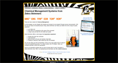 Desktop Screenshot of chemicalmanagement.zebraskimmers.com